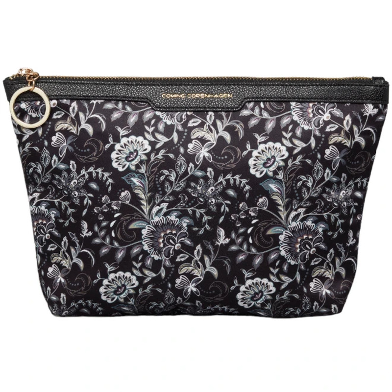 Coming Copenhagen Mae Makeup Bag - Midnight Paisley