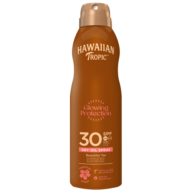 Hawaiian Tropic Dry Oil Continuous Spray Coconut & Mango SPF 30, 180 ml