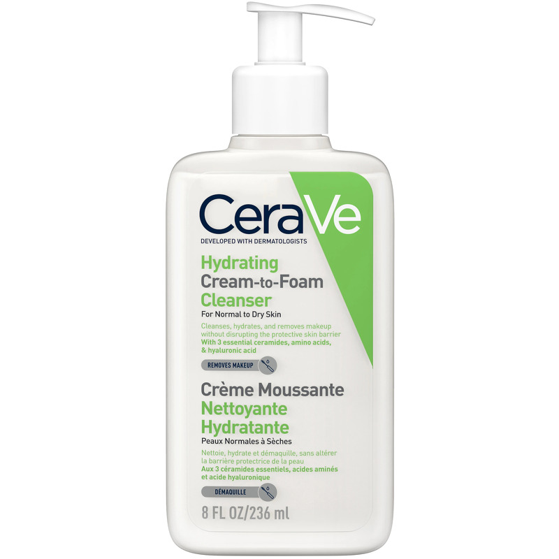 CeraVe - Hydrating Cream To Foam Cleanser Normal To Dry Skin - 236 ml