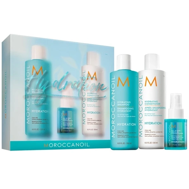 Se Moroccanoil Hydration Spring Box (Limited Edition) hos NiceHair.dk