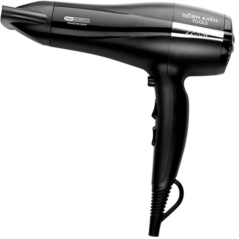 Suszarka OBH Nordica OBH Nordica Björn Axén Tools Power Pro 2200W, DC, Black, 2.8 m, 2200 W, 220-240 V, 50 Hz