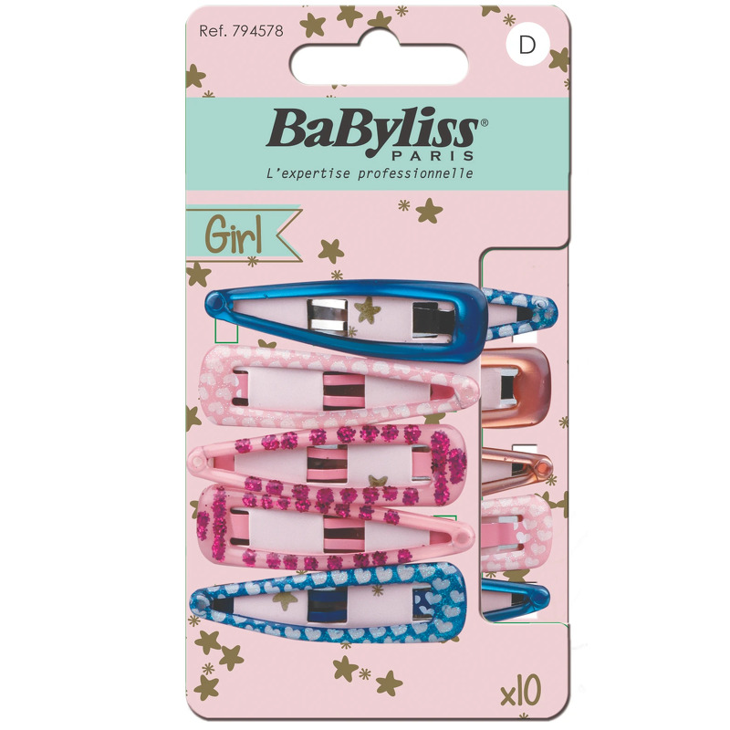 BaByliss Accessories BaByliss KIDS Epoxy Hair Clips (794578) 10 pieces