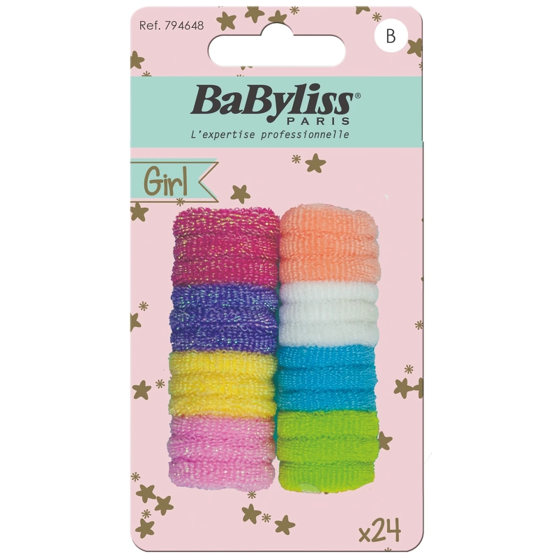 BaByliss KIDS Hair Elastics (6485) 24 Pieces