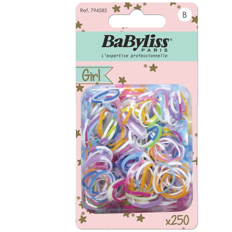 BaByliss Paris Accessories Girl 794585  Mini Hårelastikker Kids 250 stk.