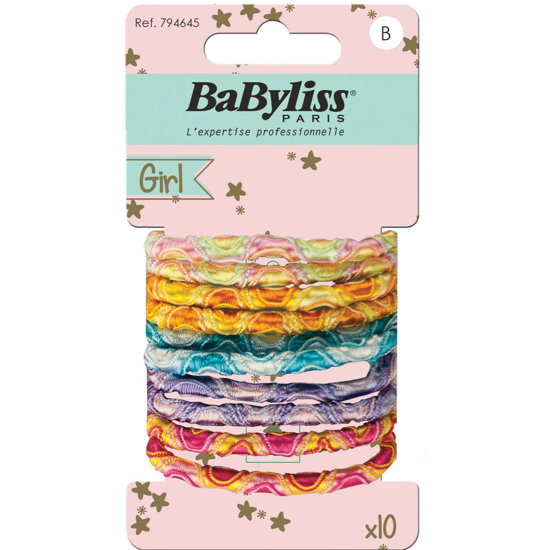 BaByliss Paris Accessories 794645 Hårelastikker Blandede Farver Kids 10 stk.