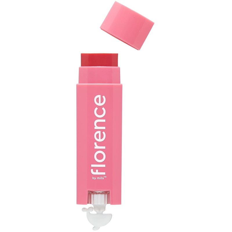 Se Florence by Mills Oh Whale! Tinted Lip Balm 4,5 gr. - Guava And Lychee hos NiceHair.dk