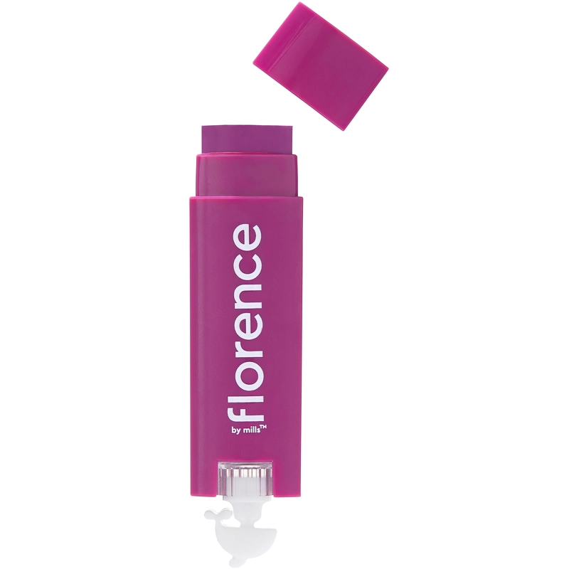 Se Florence by Mills Oh Whale! Tinted Lip Balm 4,5 gr. - Dragonfruit And Grape hos NiceHair.dk