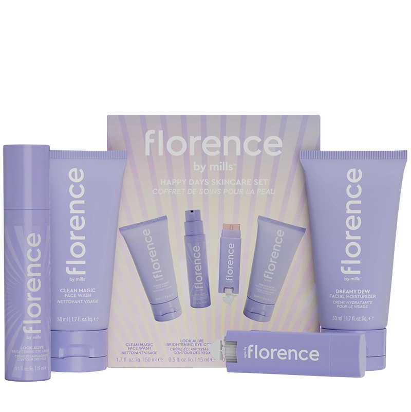 Se Florence by Mills Happy Days Skincare Set 115 ml hos NiceHair.dk
