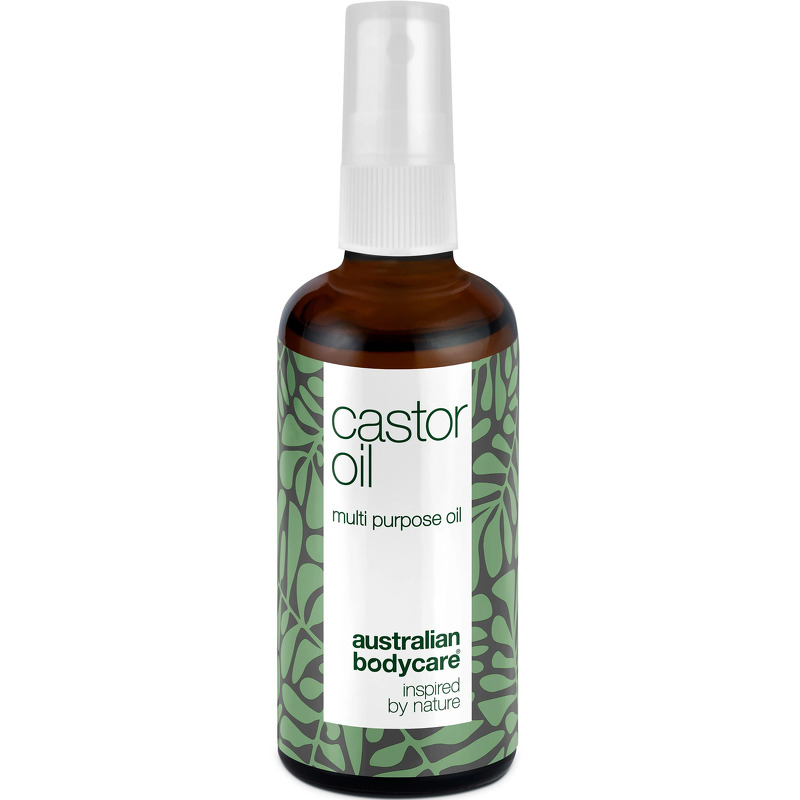 Castor Oil - Plejende ricinusolie til hud og hår â Fugtgivende ricinusolie til hud, hår, bryn og vipper. Lindrer tørhed og plejer irriteret hovedbund. 100 % naturlig olie. - 1 stk.
