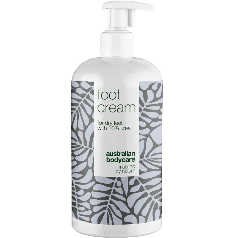 Fodcreme med 10% Urea â Vores bedste fodcreme til tørre fødder med 100% naturlig Tea Tree Oil - 500 ml