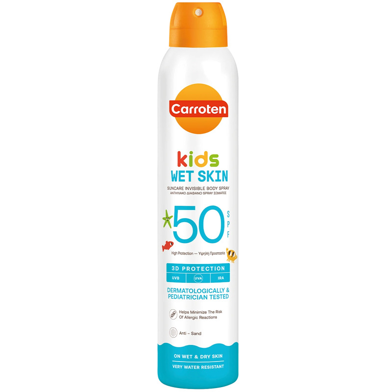 Carroten - Kids Wet Skin Suncare Invisible Spray SPF 50 - 200 ml