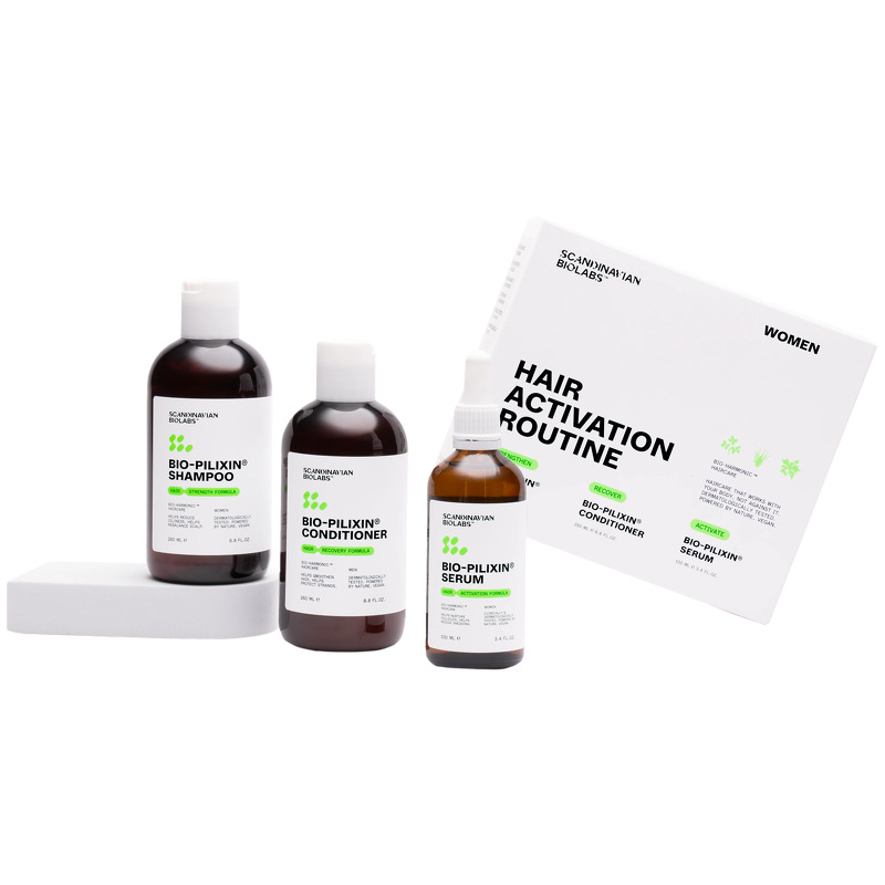 Scandinavian Biolabs Hair Activation Routine Women (3 x 100 ml)