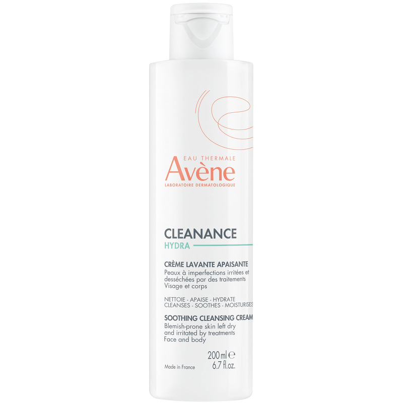 Avene Cleanance Hydra Soothing Cleansing Cream 200 ml Blemishprone Skin Left Dry And Irritated By Treatments