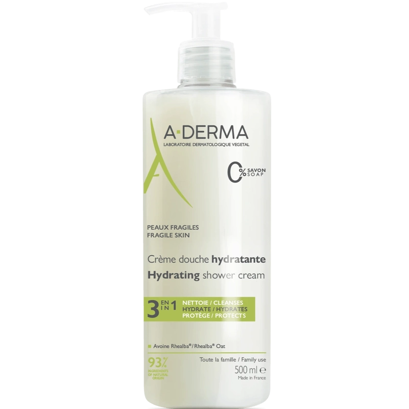A-DERMA Hydrating Shower Cream 500 ml