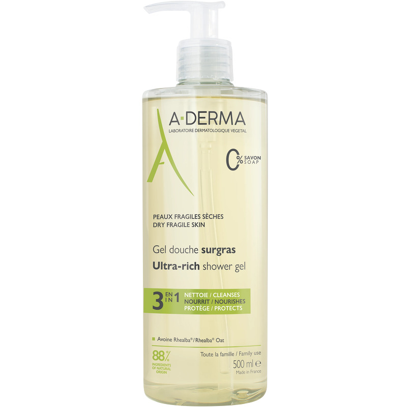 A-Derma Essentials Ultra Rich Shower Gel 500 ml