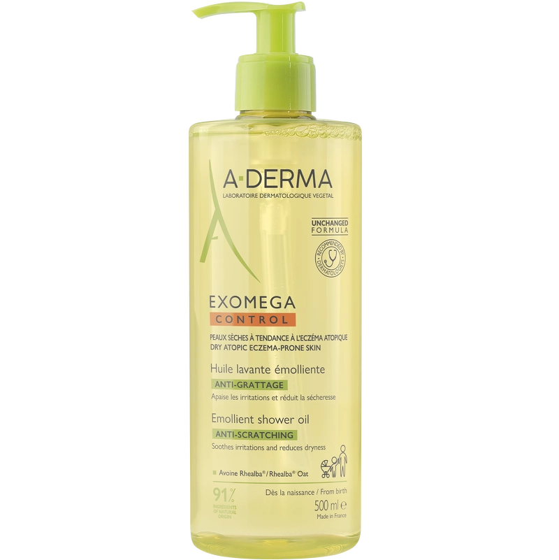 A-DERMA Exomega Control Shower Oil 500 ml