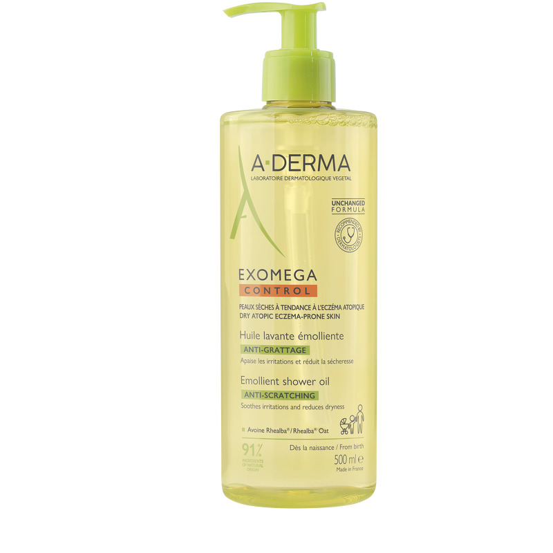 A-DERMA Exomega Control Shower Oil 500 ml