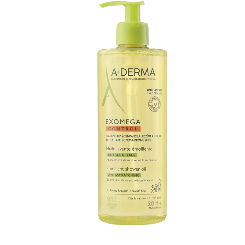 A-DERMA Exomega Control Shower Oil 500 ml