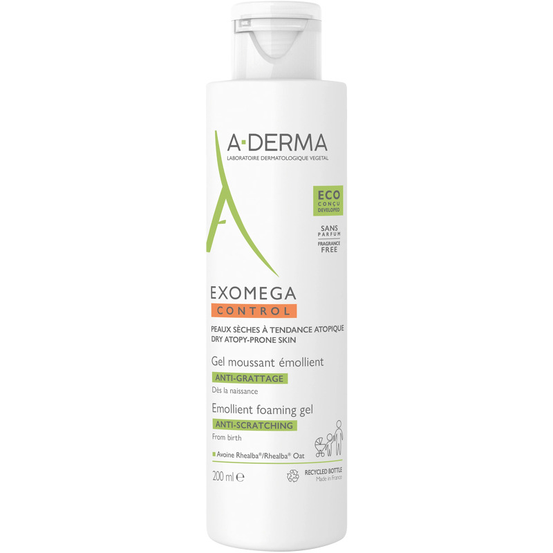 A-Derma Exomega Control Foaming Gel 200 ml