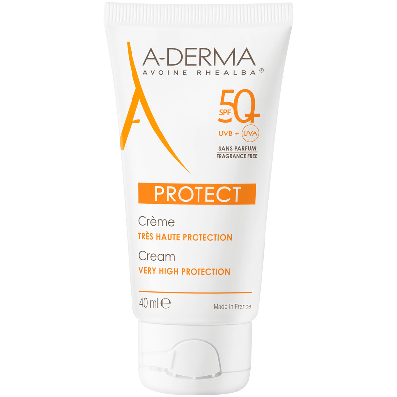 A-DERMA Protect Cream SPF 50+ Fragrance Free 40 ml