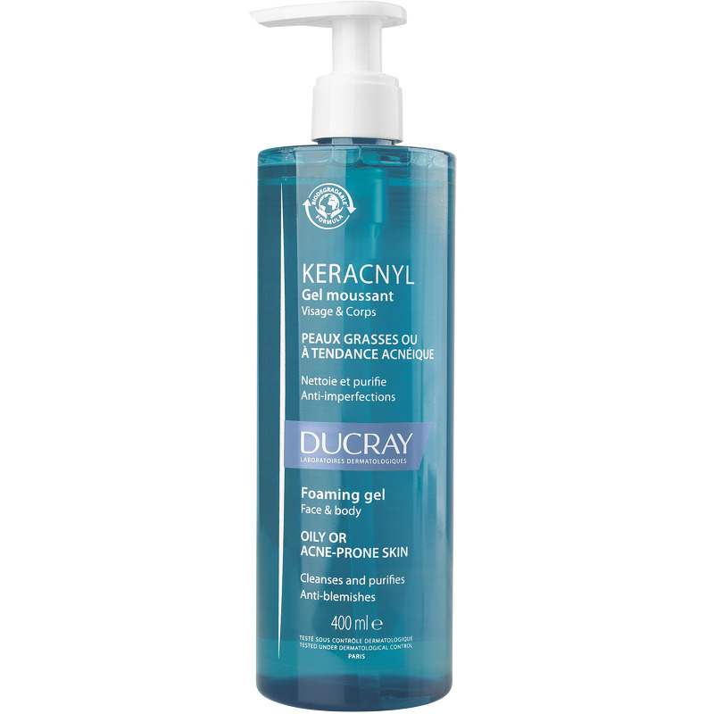 Ducray Keracnyl Foaming Gel 400 ml