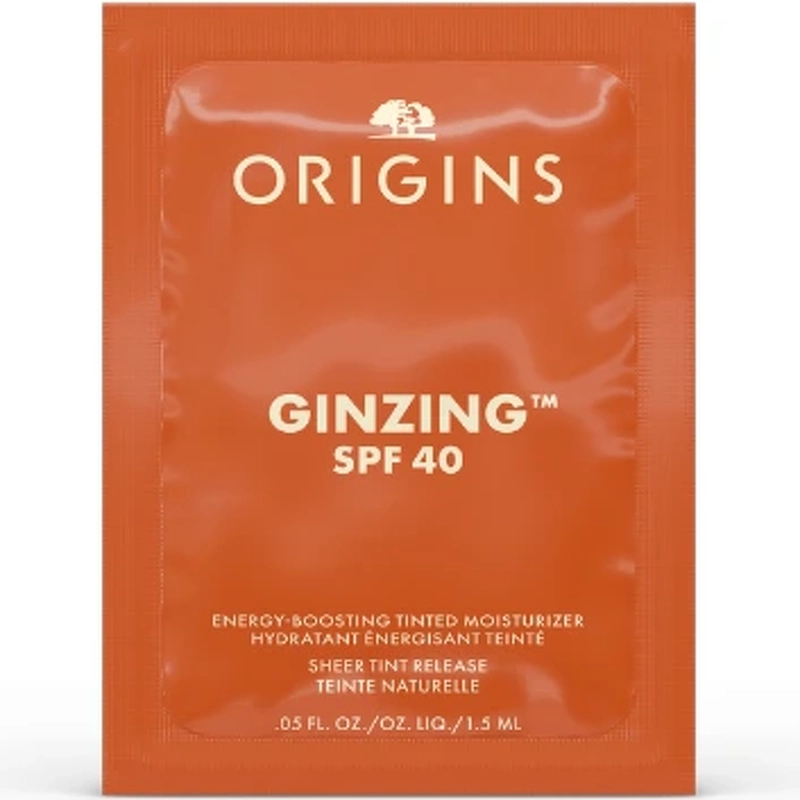 Origins GinZing SPF 40 Energy-Boosting Tinted Moisturizing Face Cream 1,5 ml (Vareprøve)
