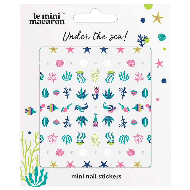 Le Mini Macaron Nail Art Stickers - Under The Sea