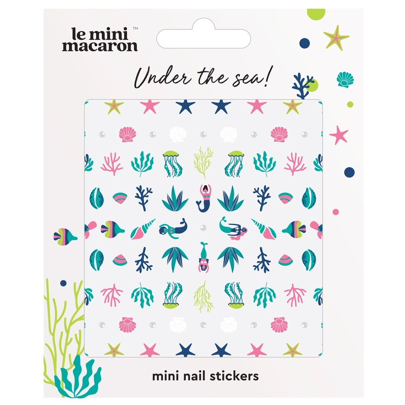 Le Mini Macaron Nail Art Stickers - Under The Sea