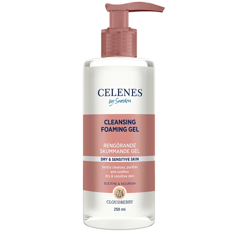 Celenes Cloudberry Cleasing Foaming Gel / Dry-Sensitive 250 ml