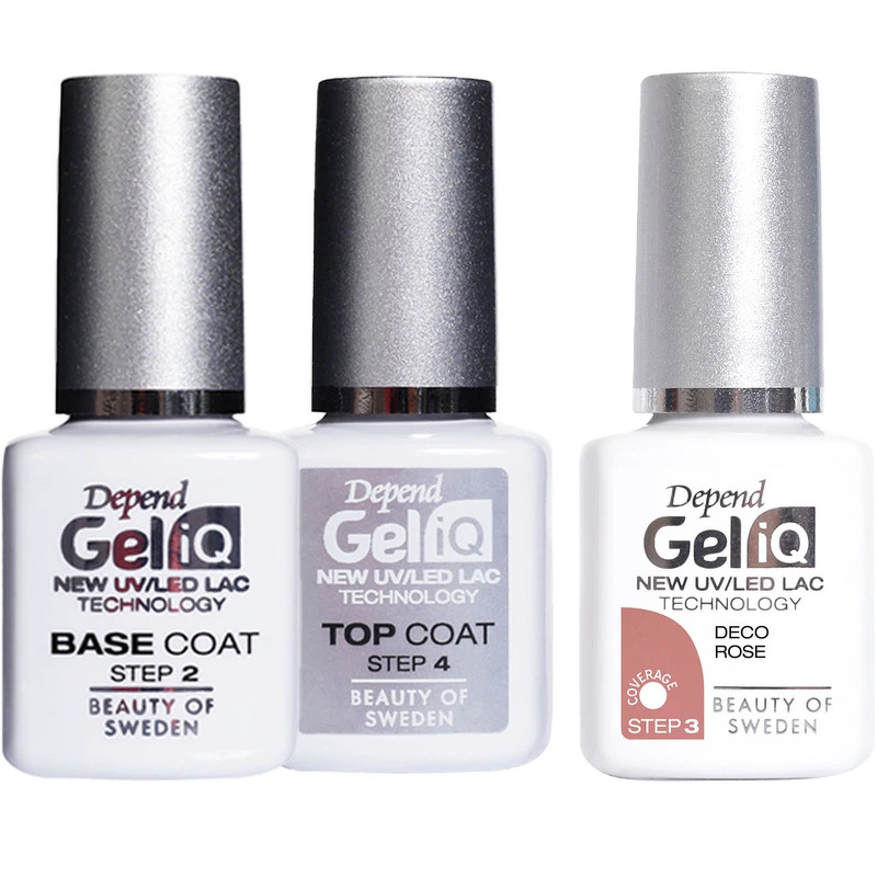 Depend Cosmetic Gel iQ Base & Top Coat + Vælg Variant