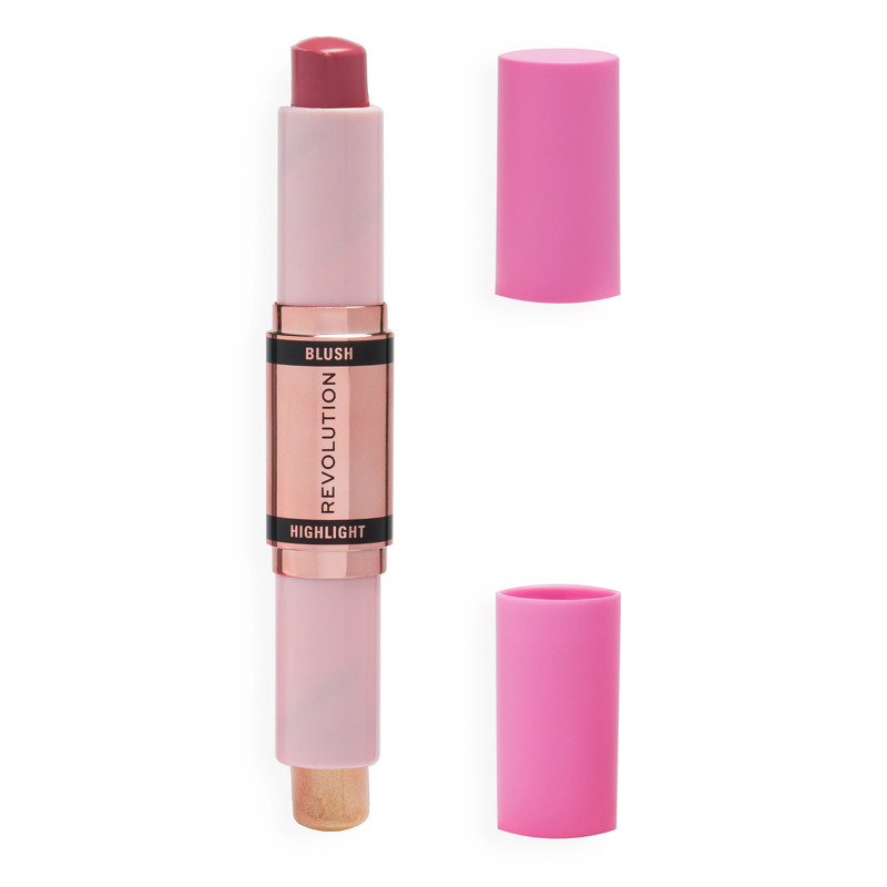 Makeup Revolution Blush & Highlight Stick 8,6 g - Mauve Glow