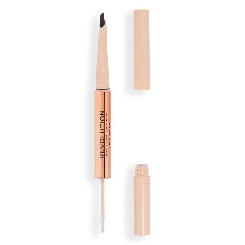 Makeup Revolution Fluffy Brow Filter Duo 1 ml - Ash Brown