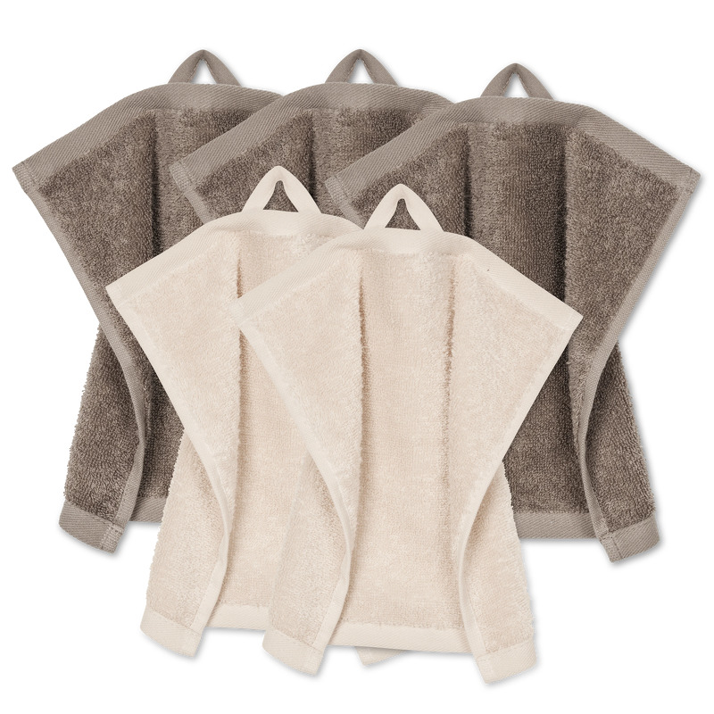 5 x Lille Kanin Cloth Terry 25x25 cm - Vælg Farve