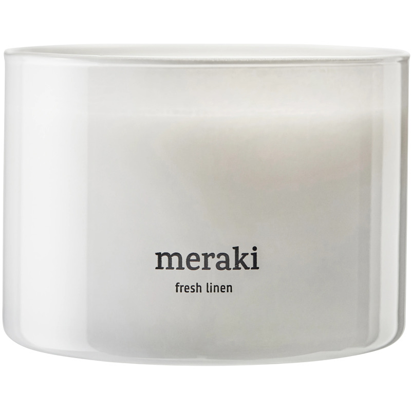 Meraki Meraki duftlys, 60 timer Fresh Linen