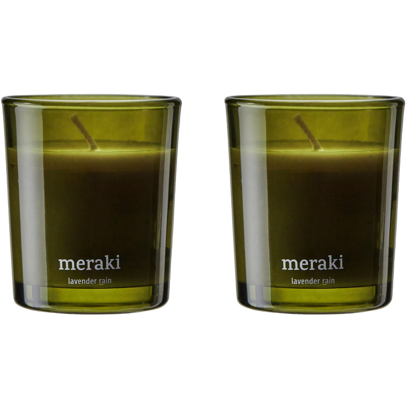 Meraki Lavender Rain Scented Candle Small