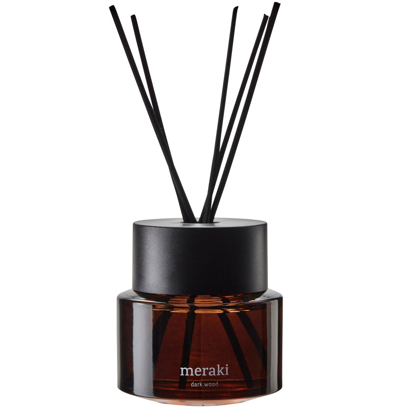 Diffuser / Duftpinde brun - Meraki "Dark wood"