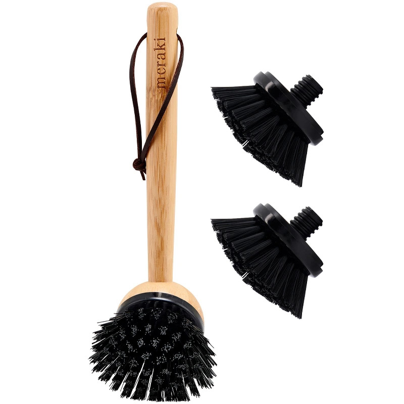 1 x Meraki Dish Brush + 2 x Replacement Dish Brushes - Vælg Farve