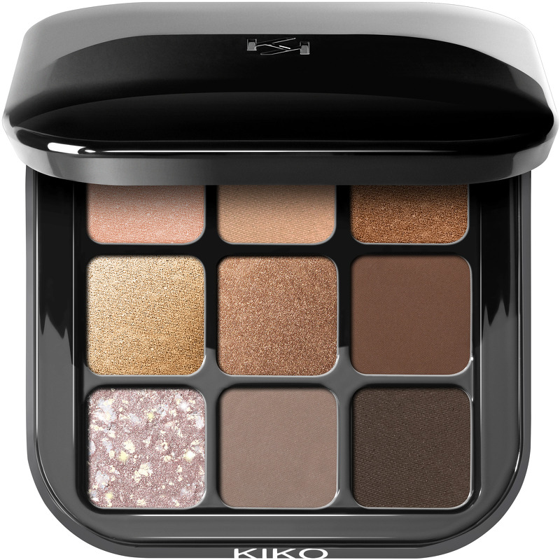 KIKO Milano Glamour Multi Finish Eyeshadow Palette 2,5 g - 01 Earth Tones