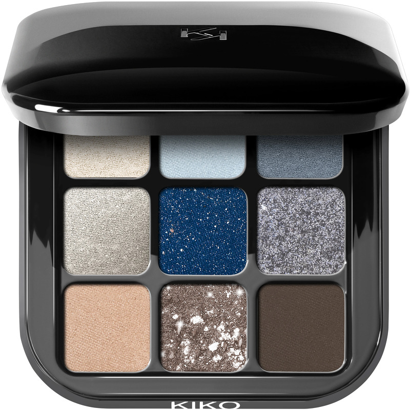 KIKO Milano Glamour Multi Finish Eyeshadow Palette 2,5 g - 05 Blue Variations