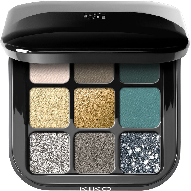 KIKO Milano Glamour Multi Finish Eyeshadow Palette 2,5 g - 06 Green Vibes