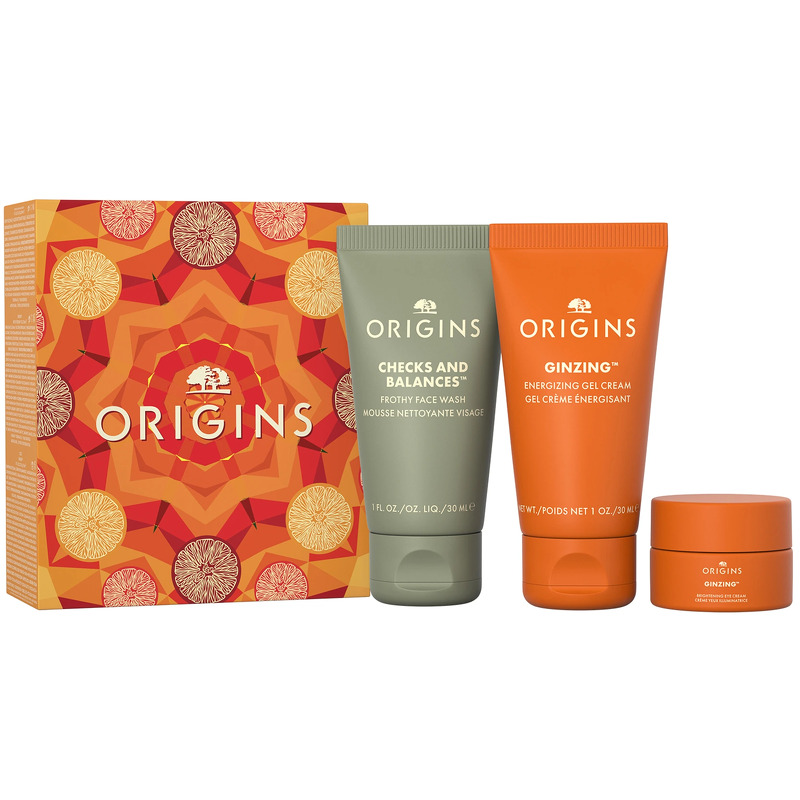 Origins Mini Travel Essentials Trio Gavesæt (Limited Edition)