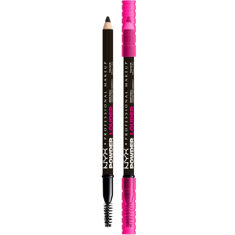 NYX Prof. Makeup Powder Louder Brow Pencil 1,15 gr. - 09 Black