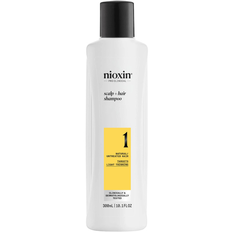 Nioxin System 1 Scalp + Hair Shampoo - Natural/Untreated Hair 300 ml