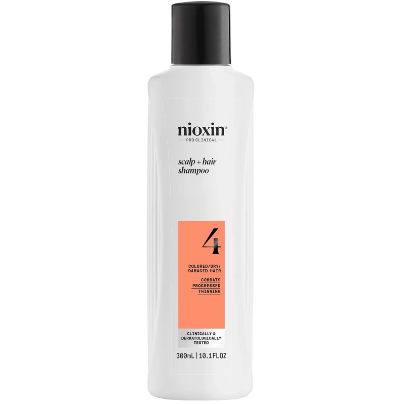 Nioxin System 4 Scalp + Hair Shampoo 300 ml - Colored/Dry/Damaged Hair