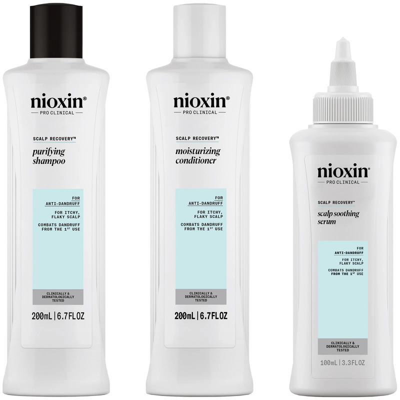 Nioxin Scalp Recovery Kit - Anti-Dandruff - 200 + 200 + 500 ml - 200 + 200 + 100 ml