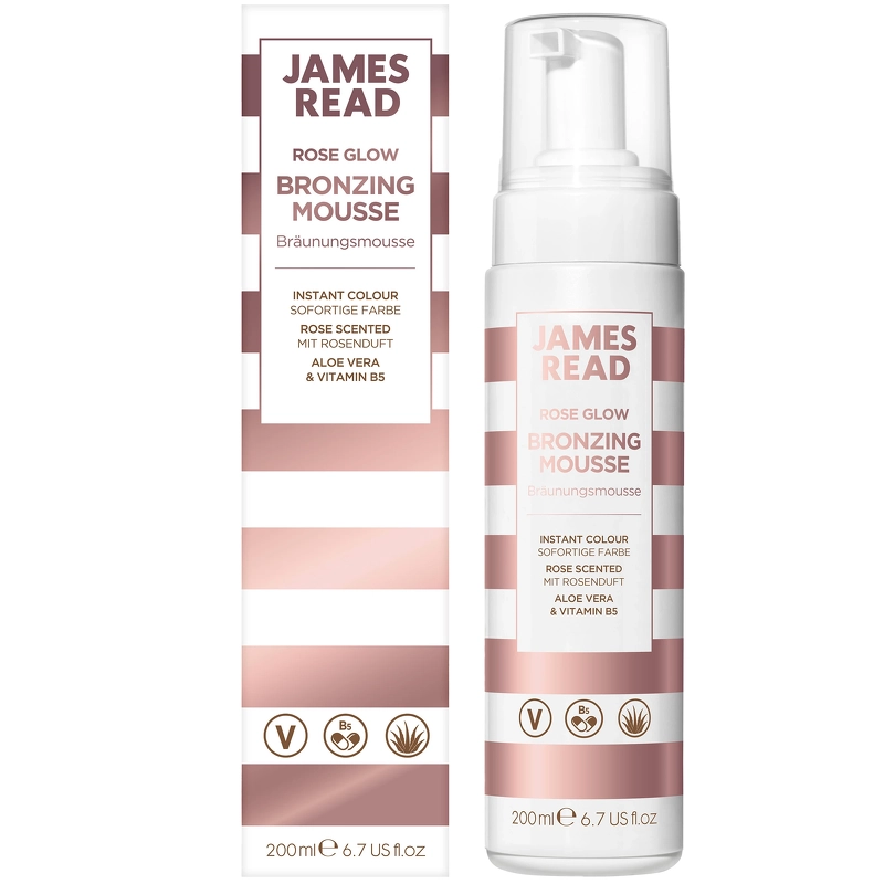 James Read Rose Glow Bronzing Mousse 200 ml