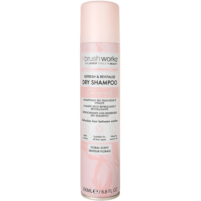 Brushworks Refresh & Revitalise Floral Dry Shampoo 200 ml
