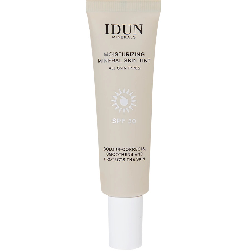 Idun Minerals Moisturizing Mineral Skin Tint, "Södermalm", Tan, 27ml.