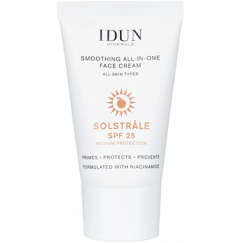 IDUN minerals smoothing all-in-one face cream solstråle SPF25 30ml