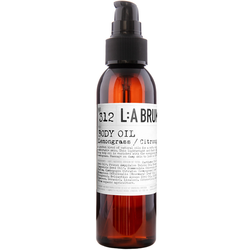 L:a Bruket 312 Body Oil Lemongrass 120 ml